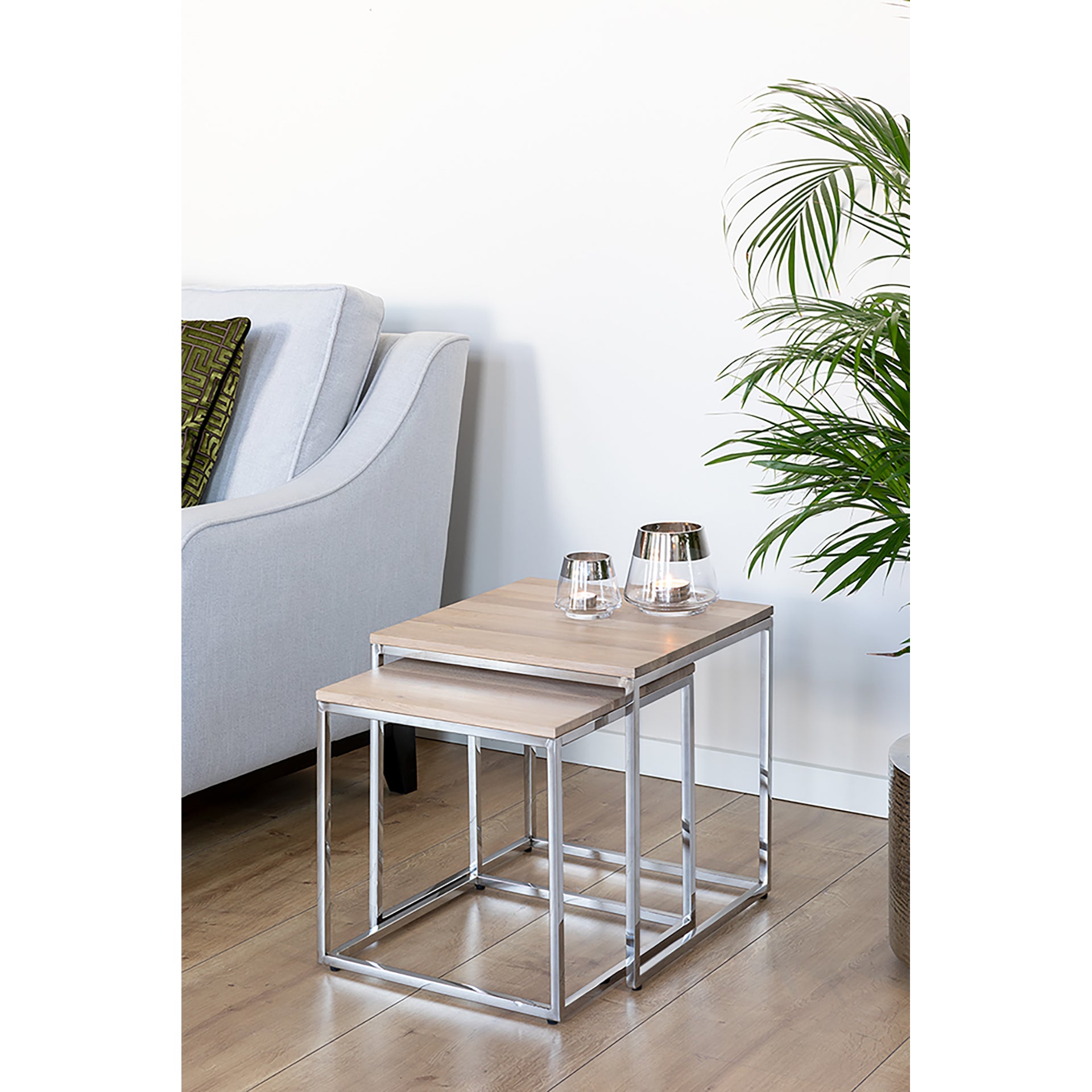 NOVO Beistelltische weiß