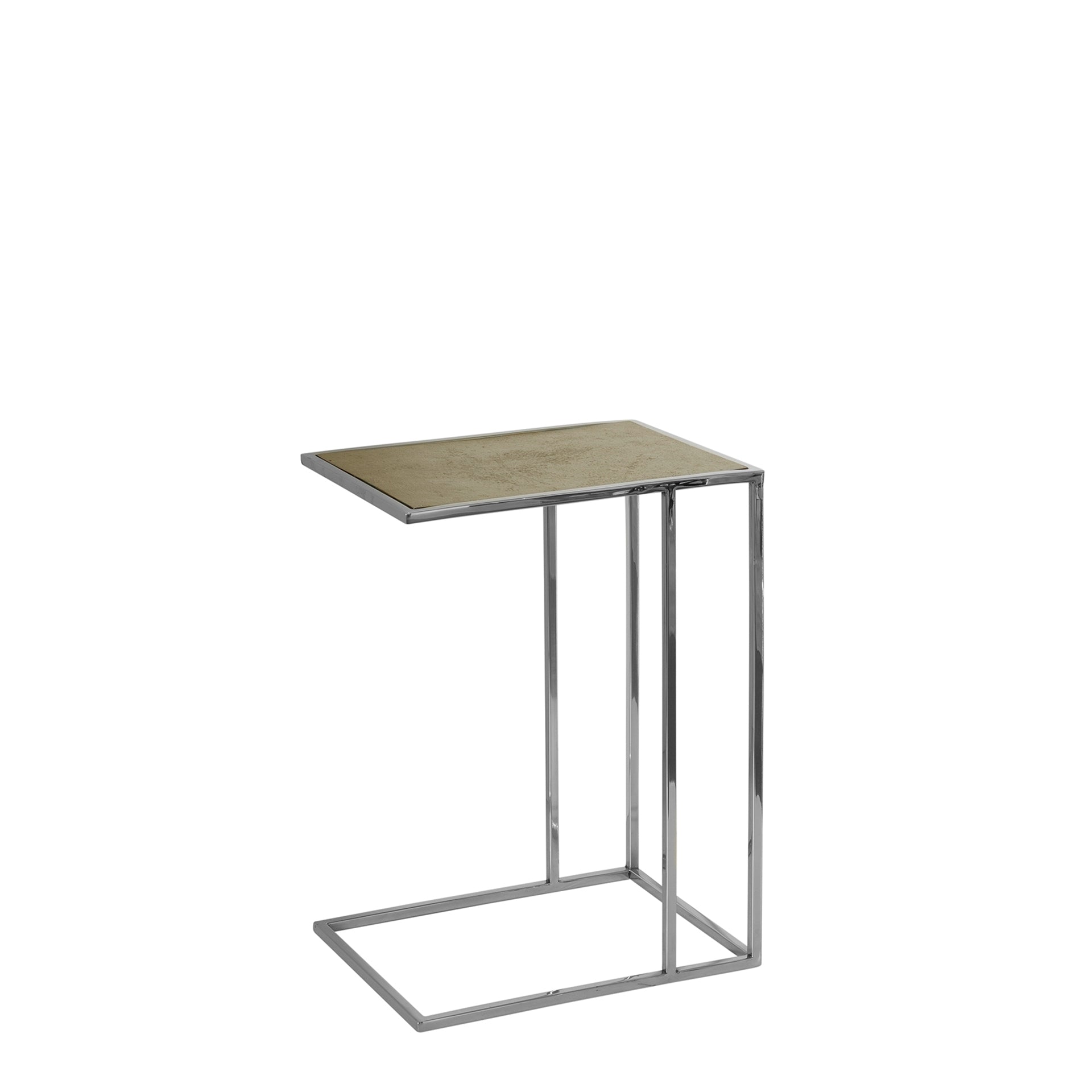 DIJON Beistelltisch silberfarben