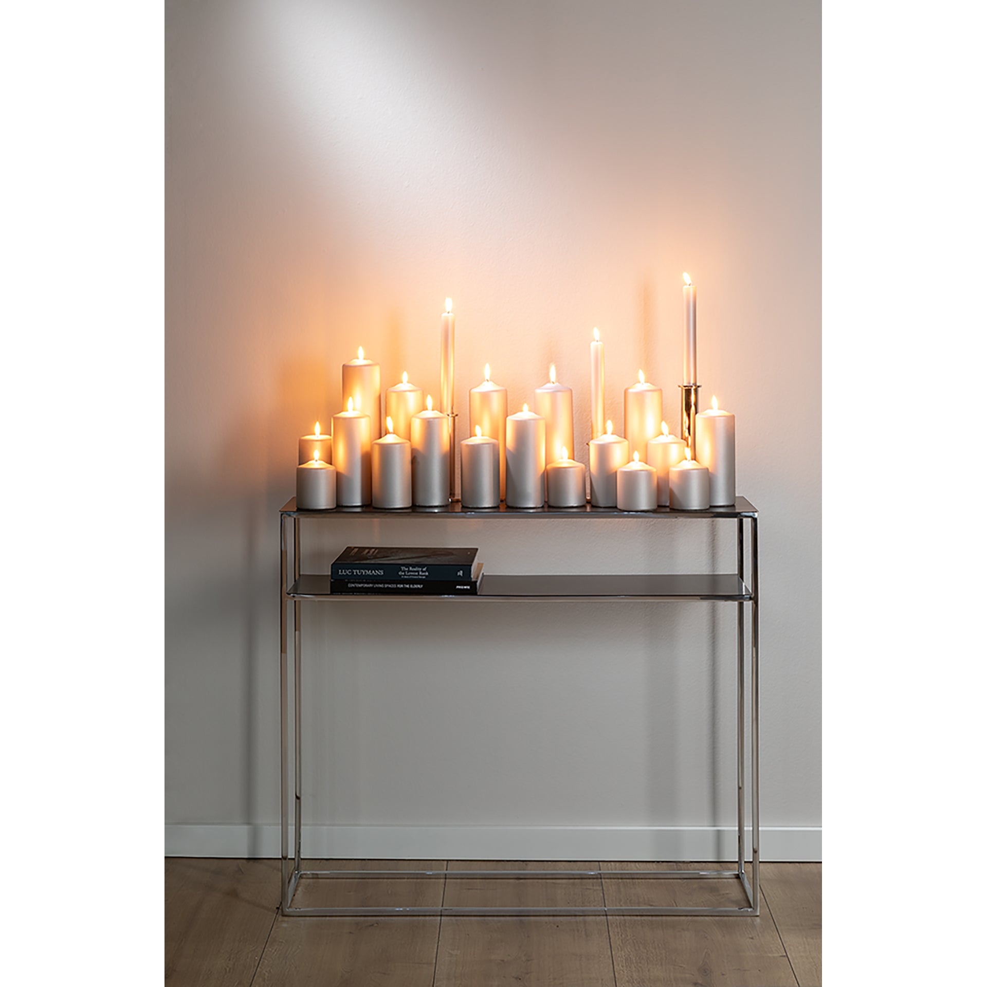 PHILIPE Konsoltisch silberfarben