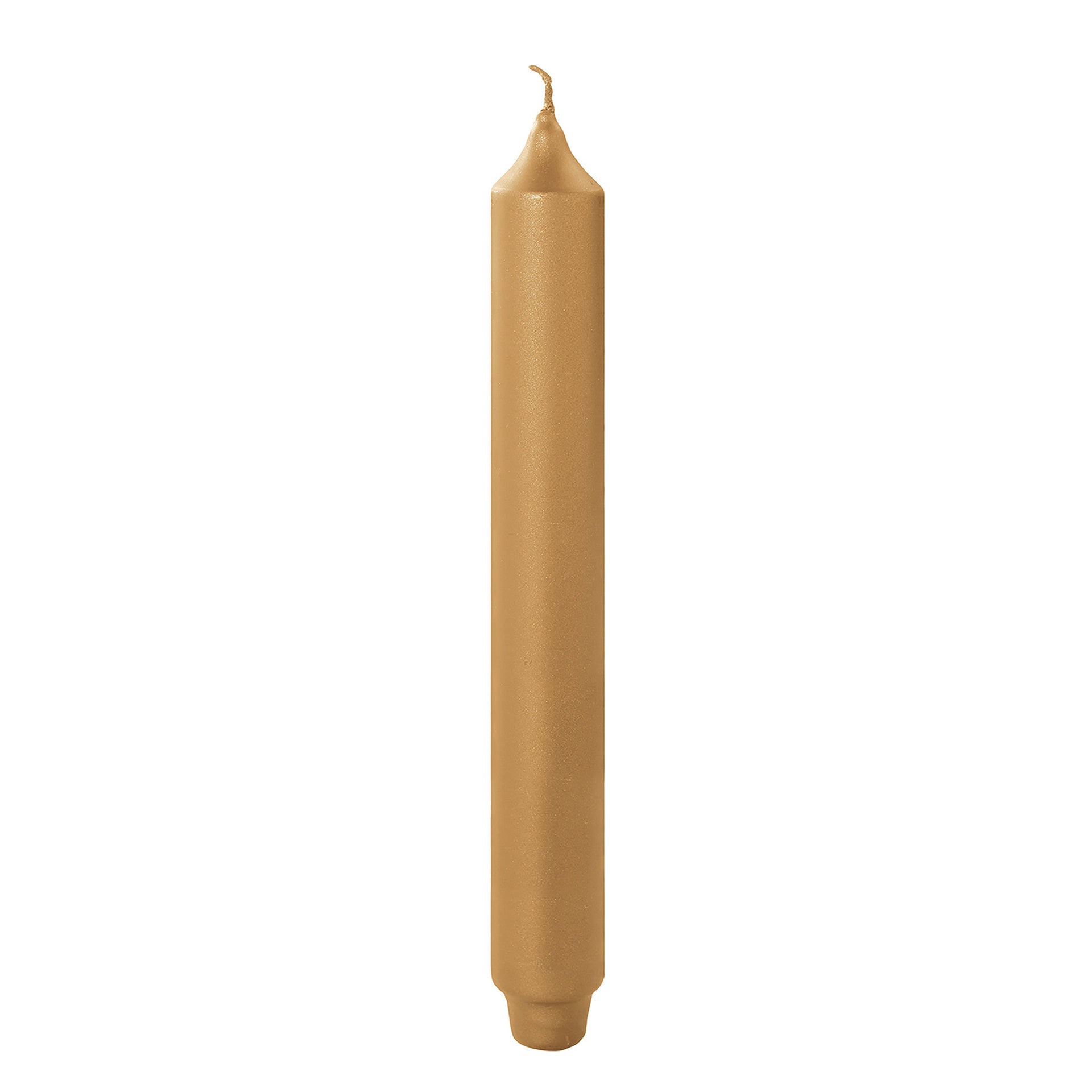 CANDLE metallic Stabkerze goldfarben