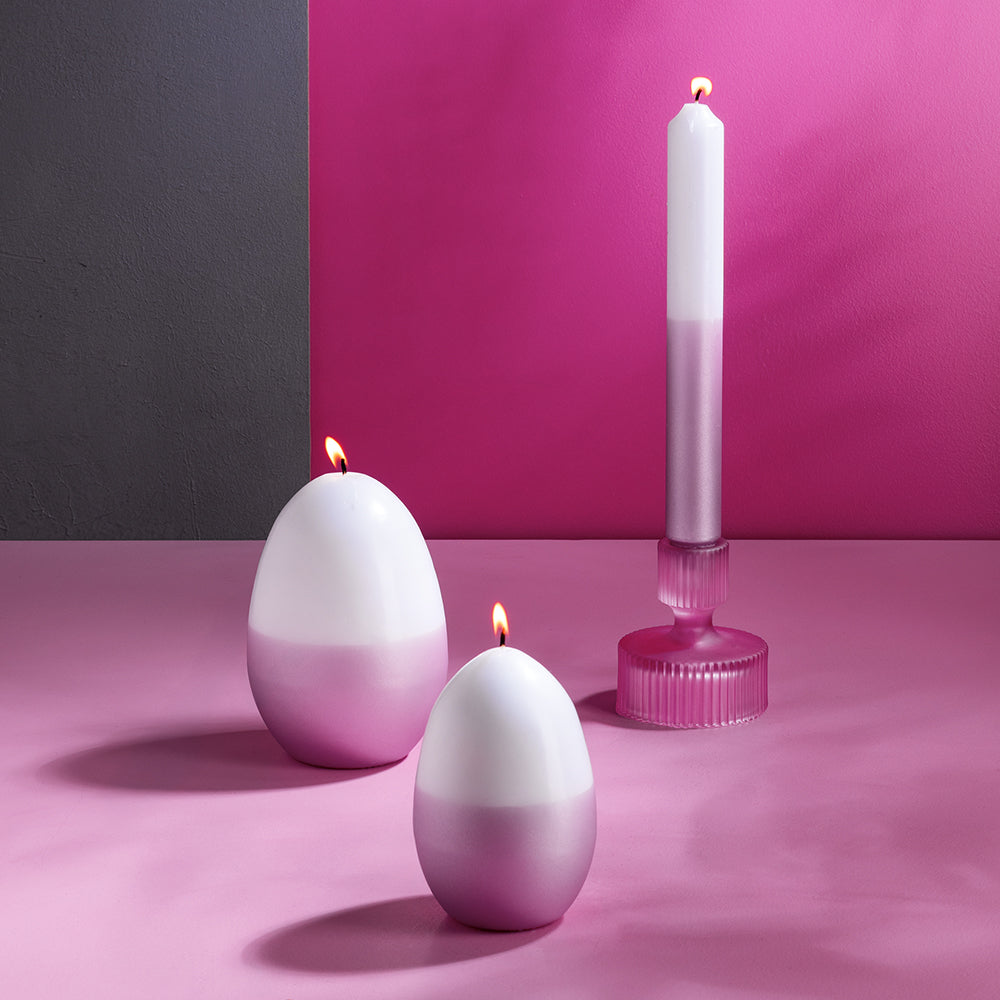 CANDLE Eikerze fuchsia