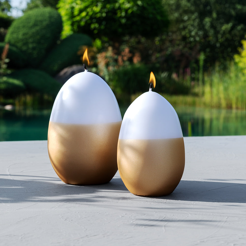 CANDLE Eikerze amber