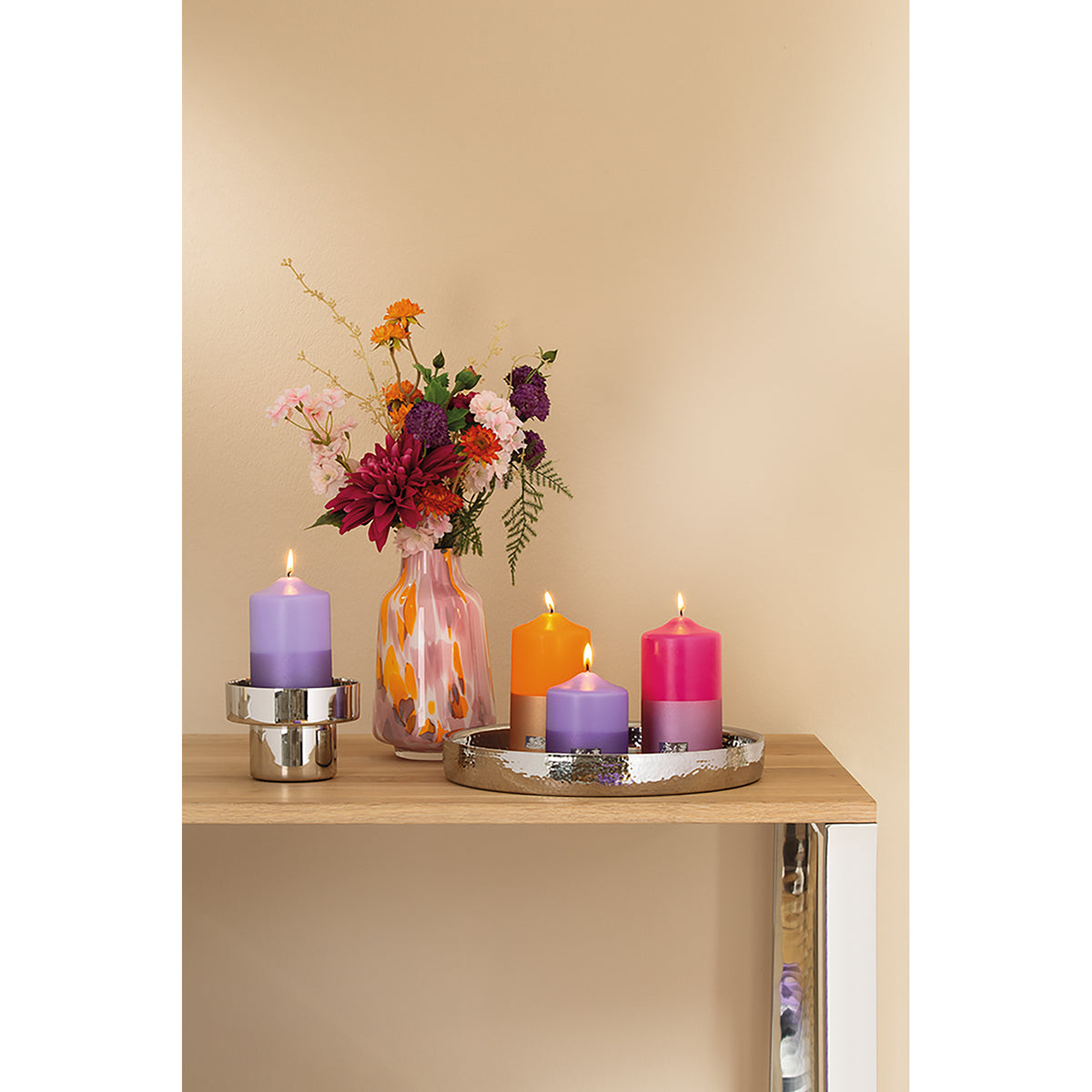 CANDLE Stumpenkerzen mandarin
