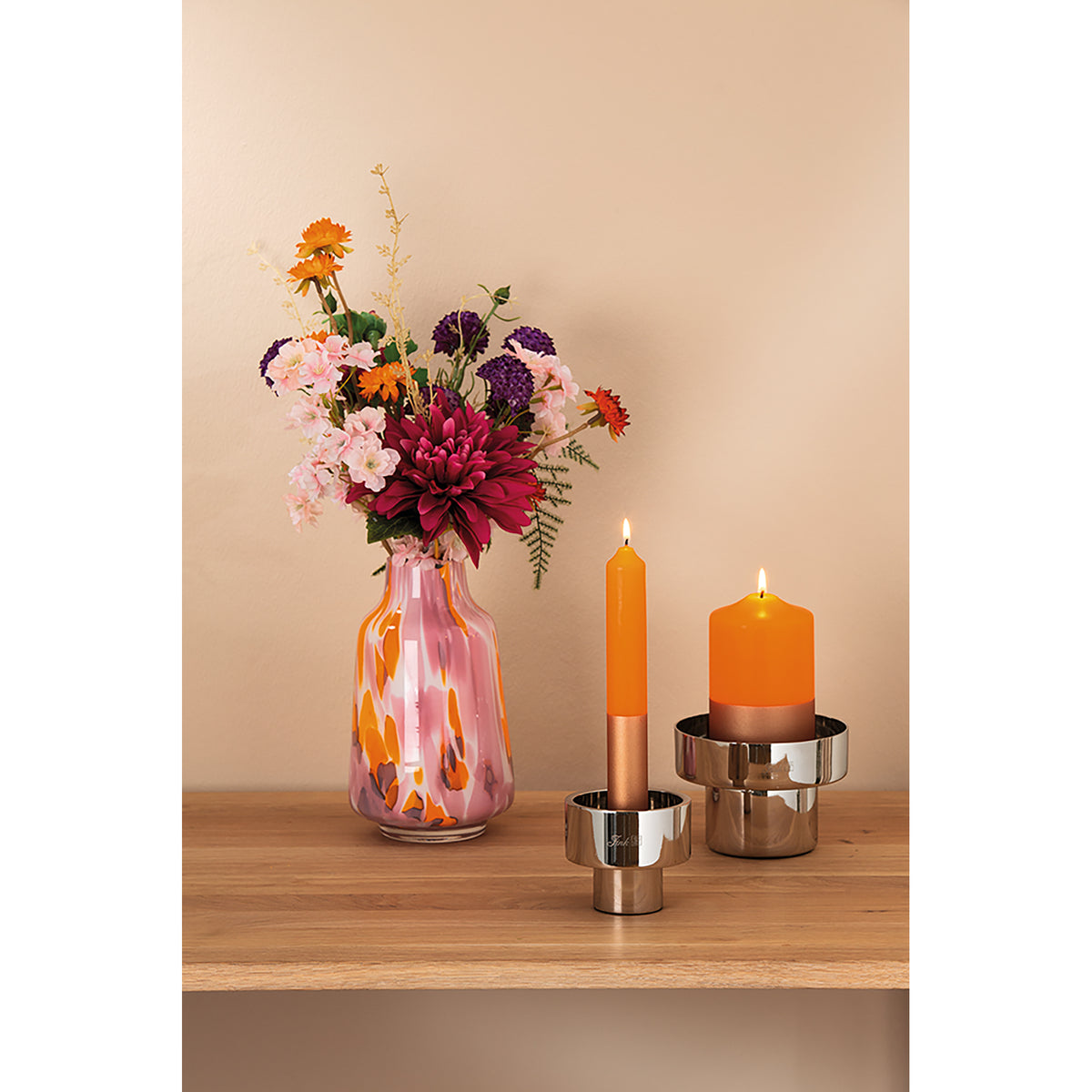 CANDLE Stumpenkerzen mandarin