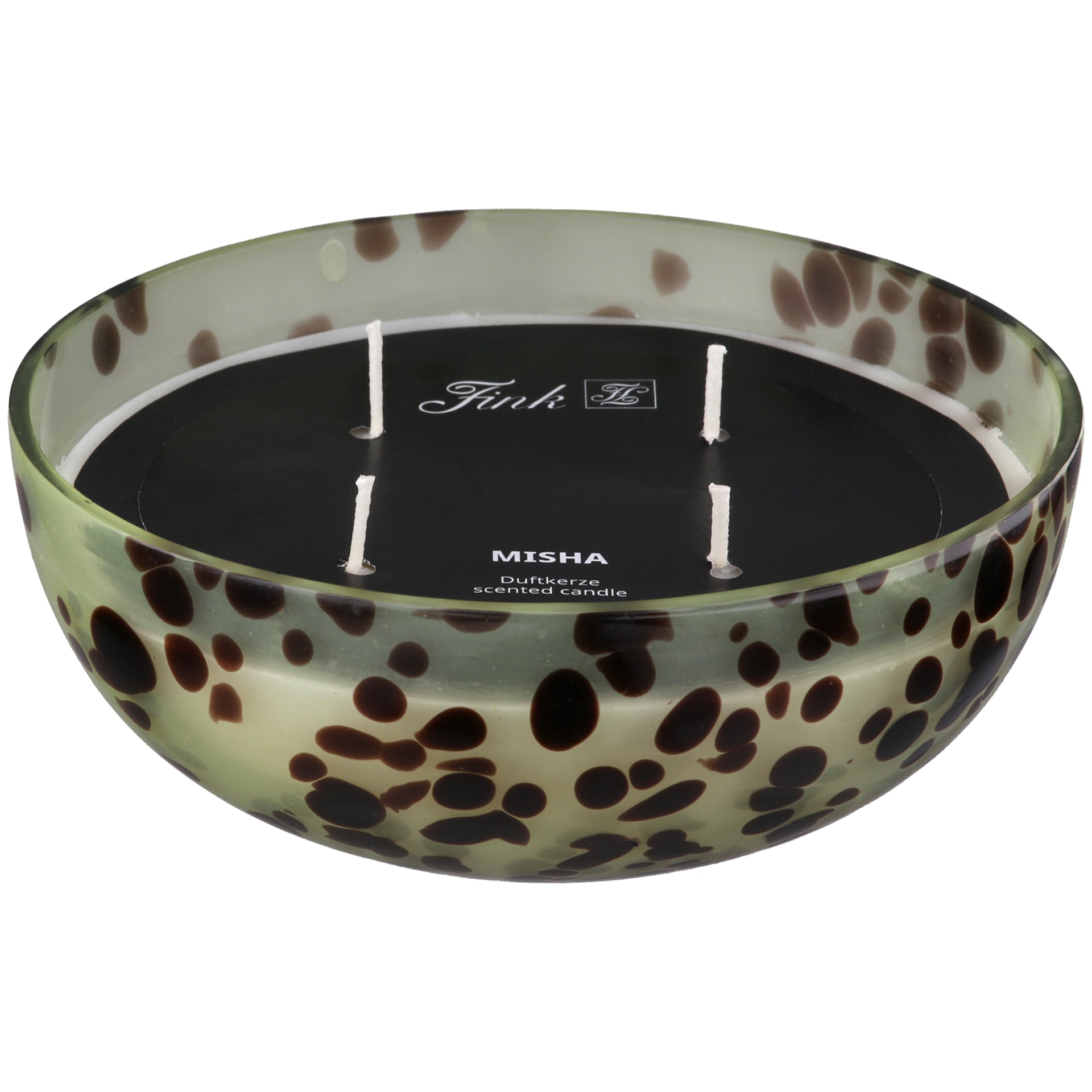 MISHA Duftkerze im Glas grün