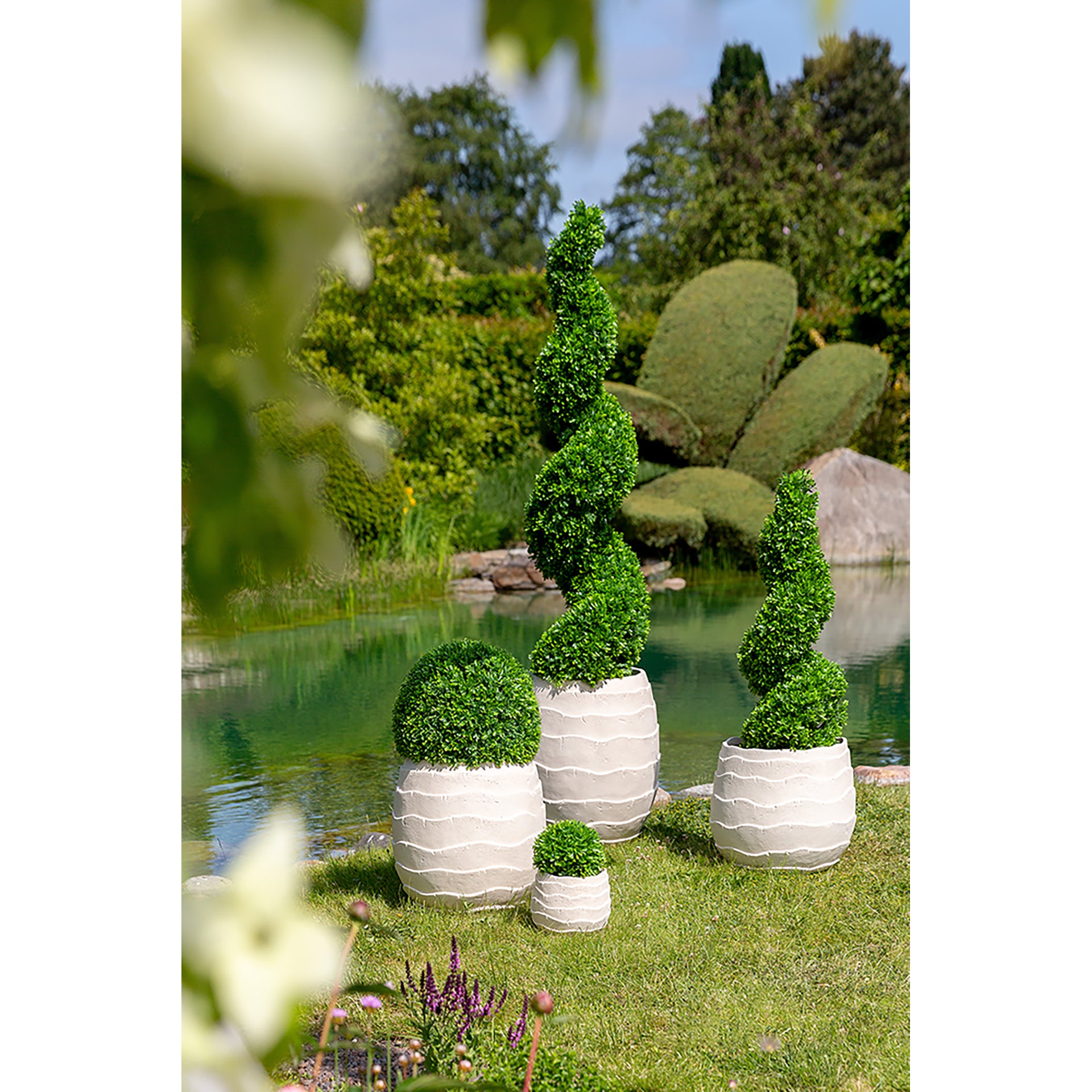 COCON Übertopf creme