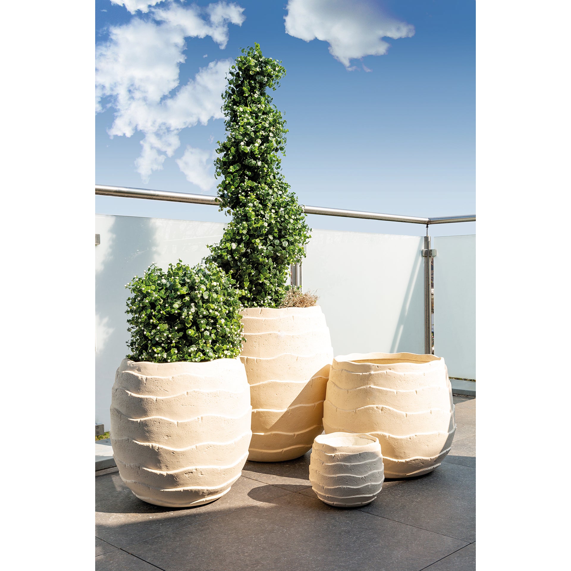 COCON Übertopf creme