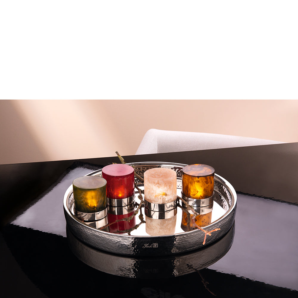 BOLINA Teelichthalter für LED-Teelicht natur