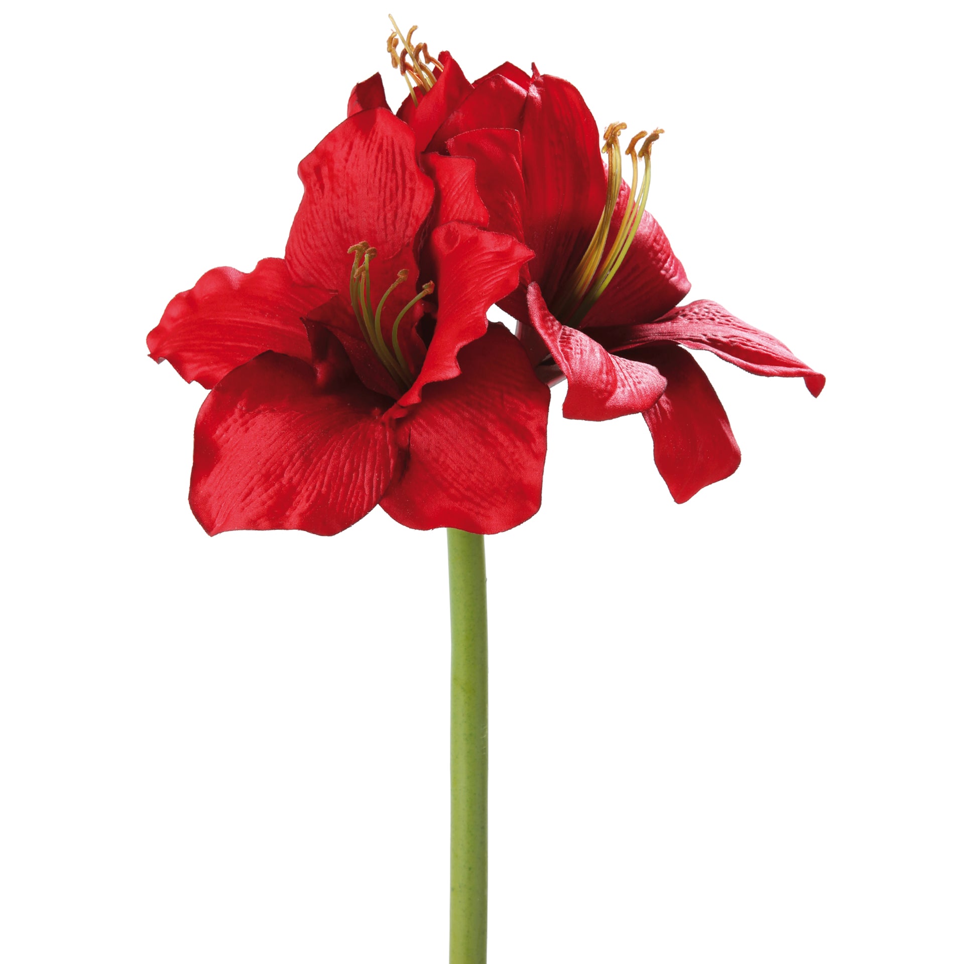 AMARYLLIS Kunstblume dunkelrot