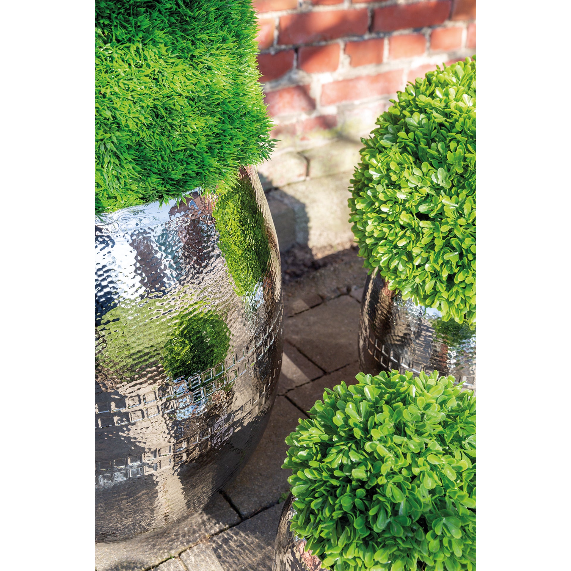 BUCHSKUGEL Kunstblume grün