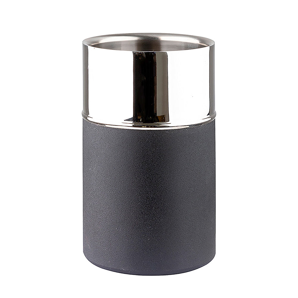 ANDOR Barset bestehend aus Weinkühler und Tablett silberfarben