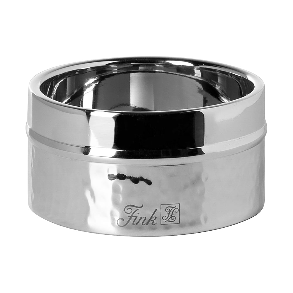 NASSAU 2er Set Stumpenkerzenhalter silberfarben