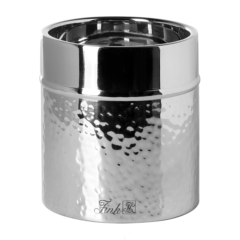 NASSAU 2er Set Stumpenkerzenhalter silberfarben