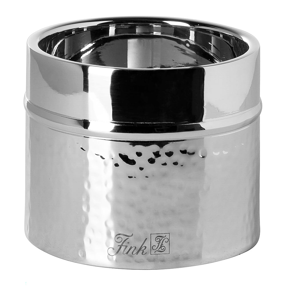 NASSAU 2er Set Stumpenkerzenhalter silberfarben