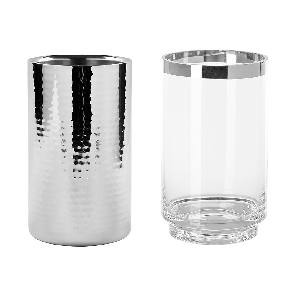 KALAS Windlicht mit Glas transparent
