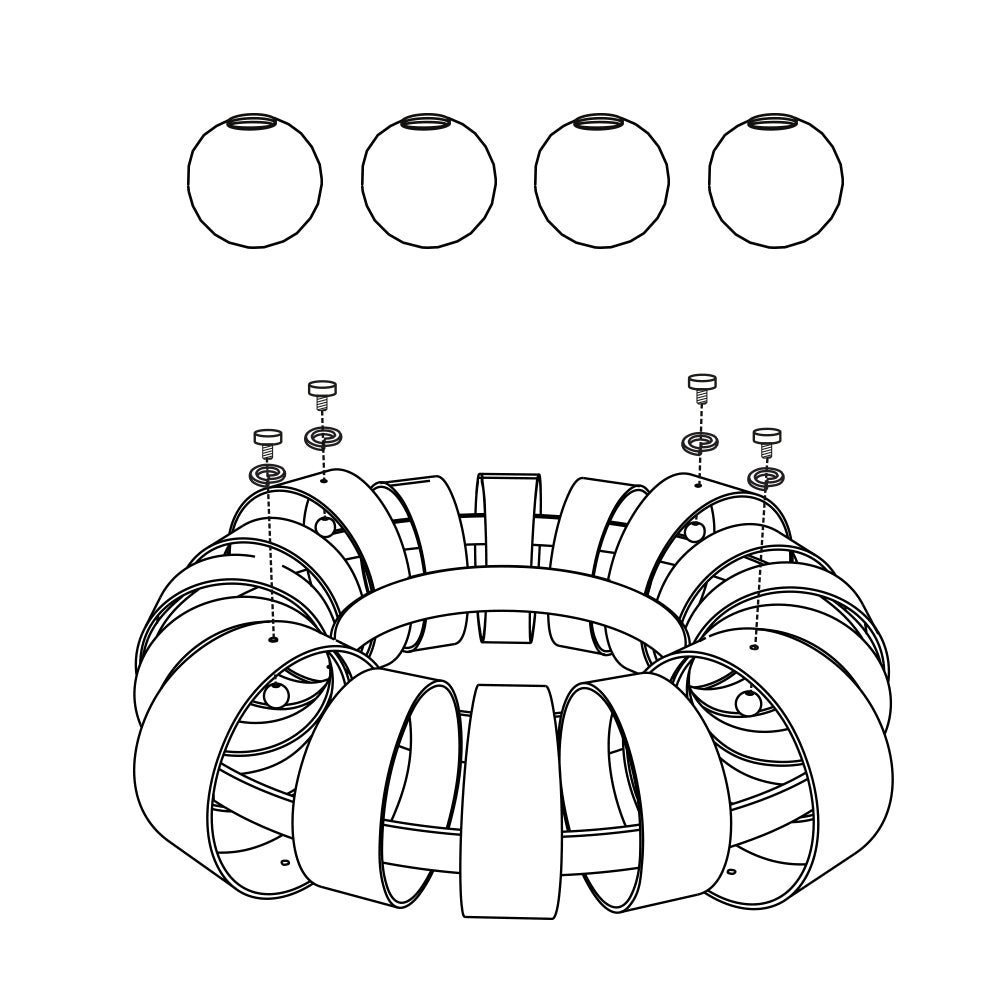 ANELLO Ersatzkappen silberfarben