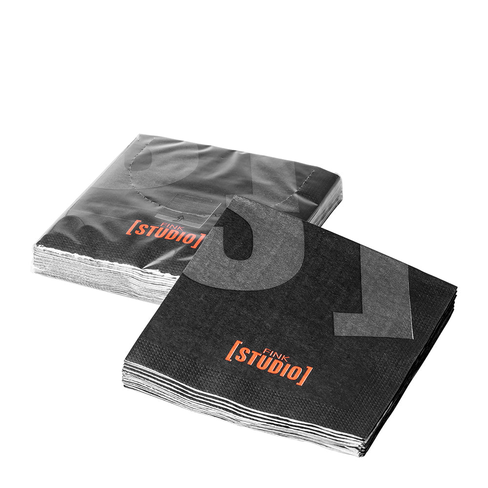 FINK STUDIO Papierserviette schwarz